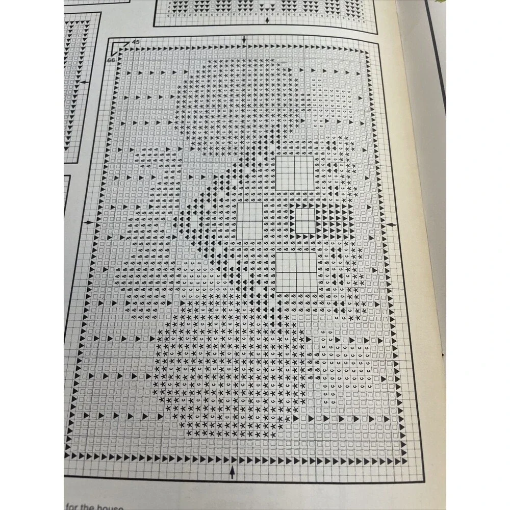 Vintage 1982 Designs For Counted Cross Stitch Booklet Crafts from Current Inc